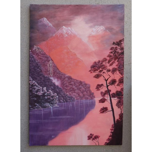 [PK4031-AR-OIL-013235] Purple Mists