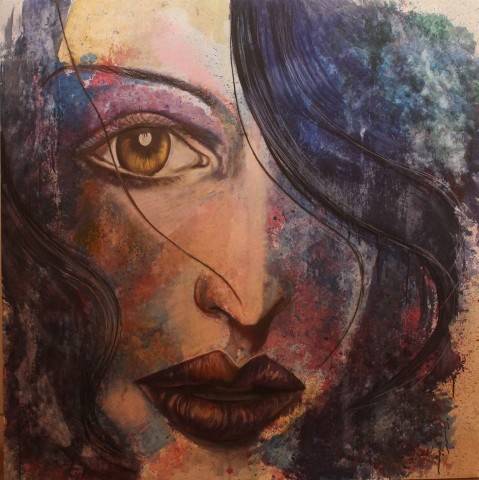 [PK4051-AR-PAI-013305] Abstract Portrait