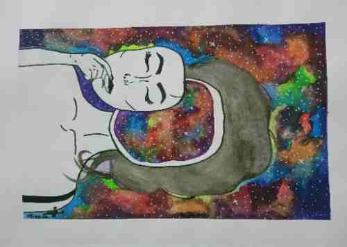 [PK4237-AR-WAT-013603] Galaxy inside