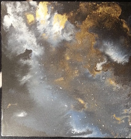 [PK4020-AR-ACR-013634] Acrylic pour painting