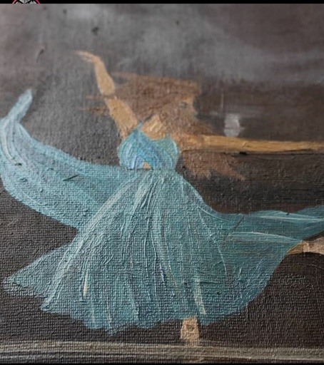 [PK4060-AR-OIL-013640] ballet painting
