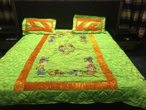 [PK4244-HM-BDC-013700] Handmade bed sheet