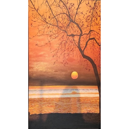 [PK4086-AR-OIL-013716] Sunset in Oil
