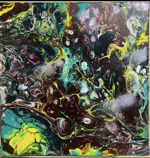 [PK3899-AR-ACR-013749] Abstract art on 12”x12” Canvas