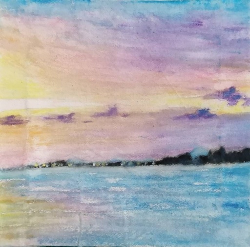 [PK4029-GN-GEN-013961] Water Color Landscape