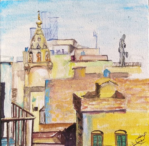 [PK4029-GN-GEN-013963] Watercolor Cityscapes