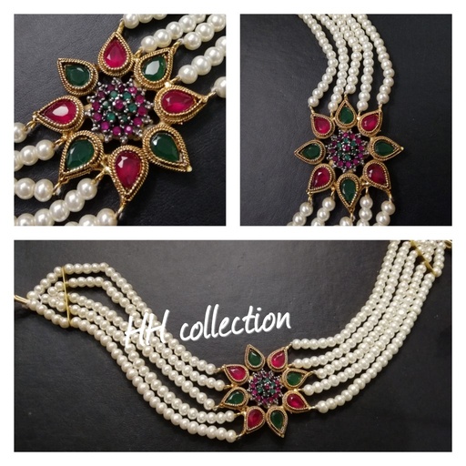 [PK3229-JW-NCK-014115] Real Stones Choker