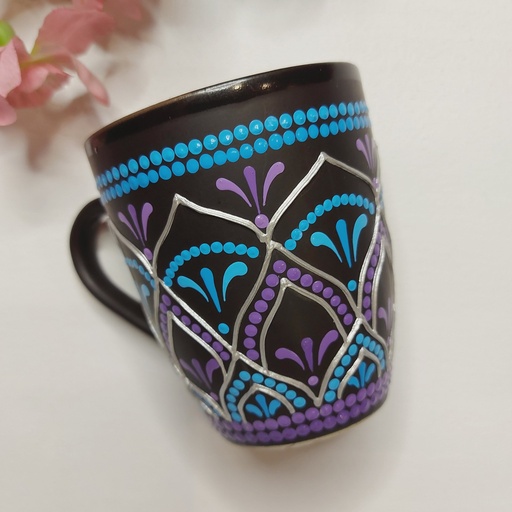 [PK4807-HM-TBW-014535] Purple Boho Mug