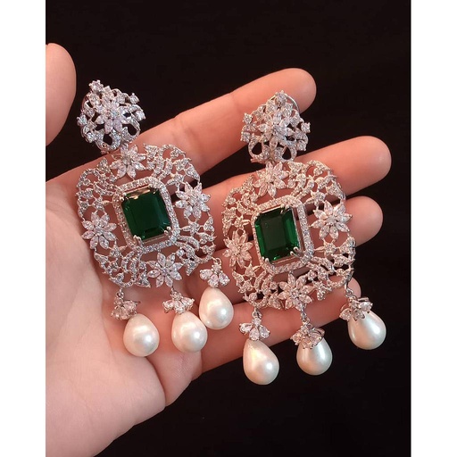 [PK4107-JW-EAR-014624] Silver Earrings
