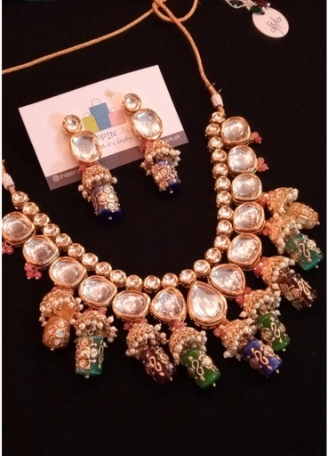 [PK4107-JW-NCK-014659] Polki Set
