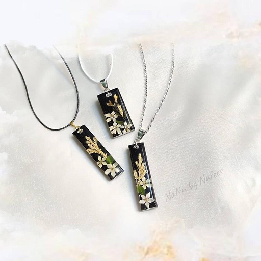 [PK3239-JW-NCK-014679] Real Dried Flower Pendant