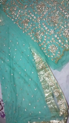 [PK3298-CW-UNS-014872] Fancy suit with Gota work