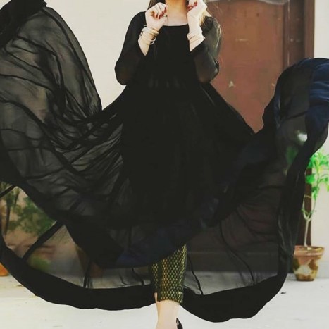 [PK5036-CW-PRT-014929] Stylish Frock