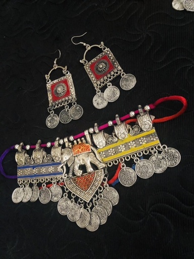 [PK3298-JW-NCK-015252] Elephant Necklace 