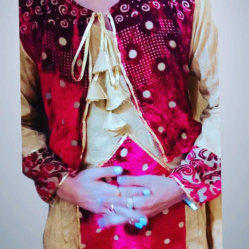 [PK5324-CW-PRT-015559] Skin Maroon Balochi