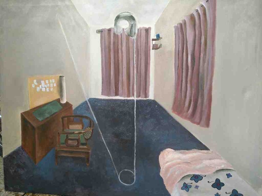[PK5561-AR-PAI-015945] Oil painting on canvas 