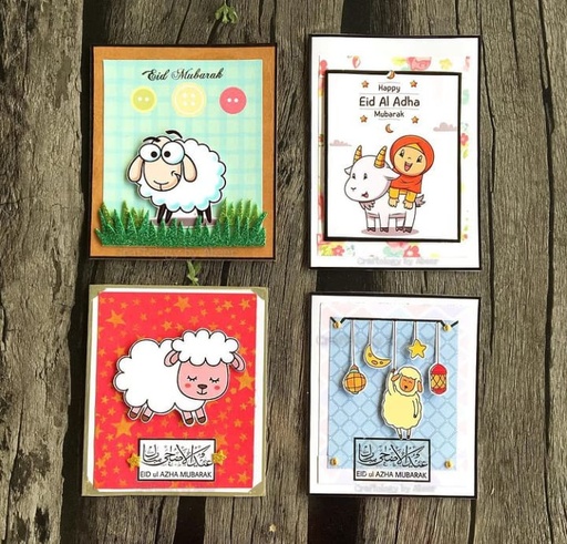 [PK3312-CF-PAP-016179] Eid ul Azha Cards