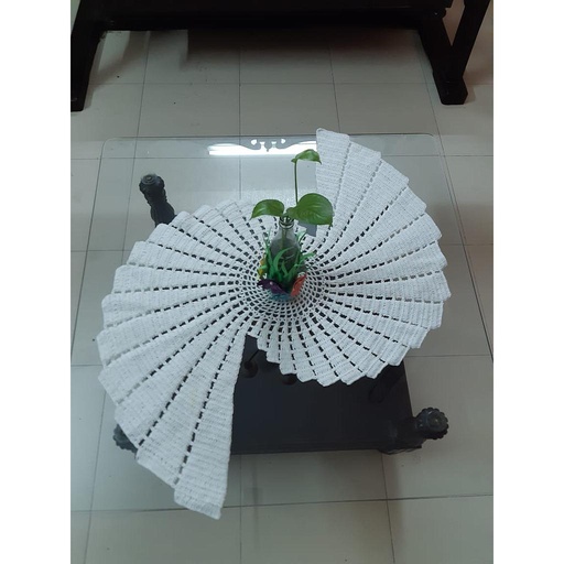 [PK5734-HM-TBW-016390] Crochet Table Runner