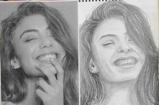 [PK4029-AR-DRW-016467] Pencil Sketch Portrait