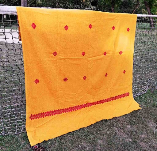 [PK5848-CW-SCF-016634] Hand Emberiodered Shawl