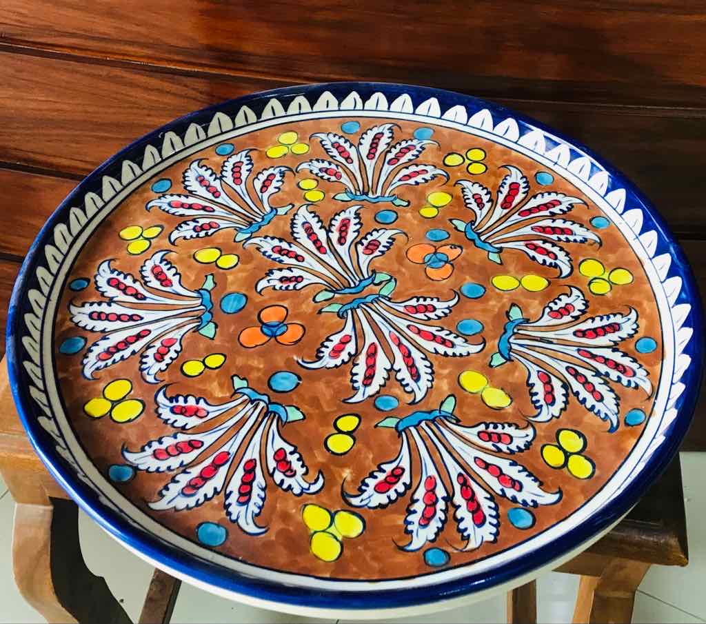 Blue Pottery (Large Tray)