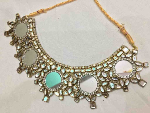 [PK6159-JW-NCK-017305] Mirror Neckless