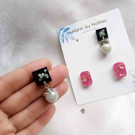 [PK3239-JW-EAR-018225] Jhumki and Stud Earrings