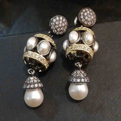 [PK3229-JW-EAR-019101] Pearls Earrings