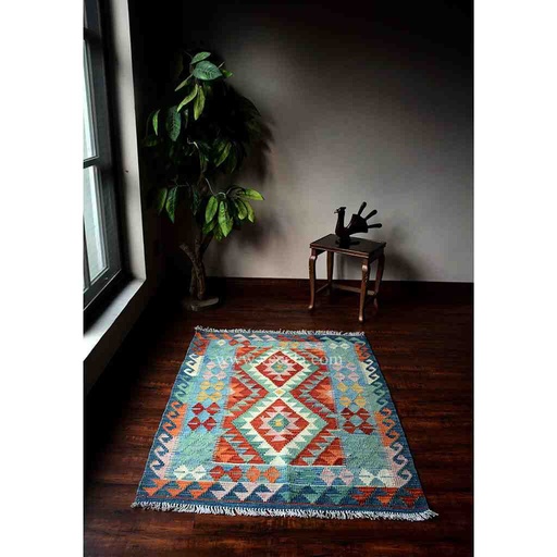 [PK3039-HM-RUG-019103] Hand Knotted Kilim