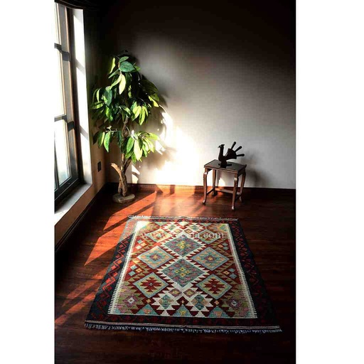 [PK3039-HM-RUG-019107] Hand Knotted Kilim