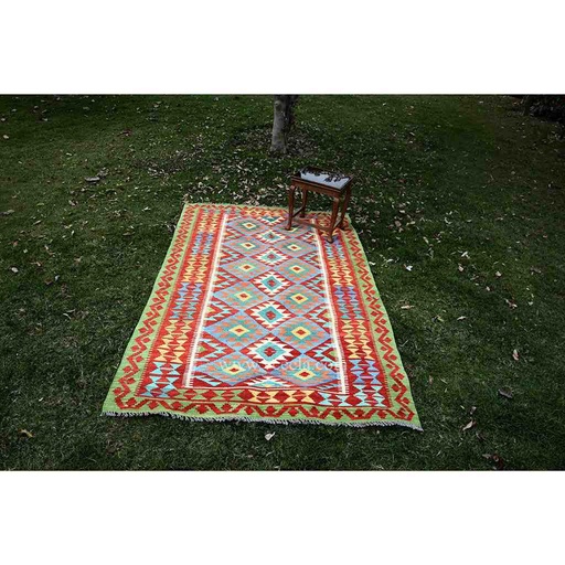 [PK3039-HM-RUG-019117] Hand Knotted Kilim