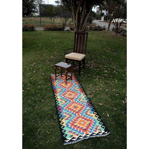 [PK3039-HM-RUG-019118] Hand Knotted Kilim