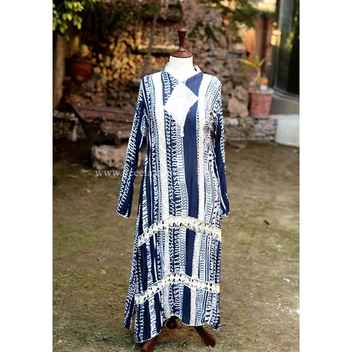[PK6405-CW-PRT-019164] Digital Print Linen Shirt