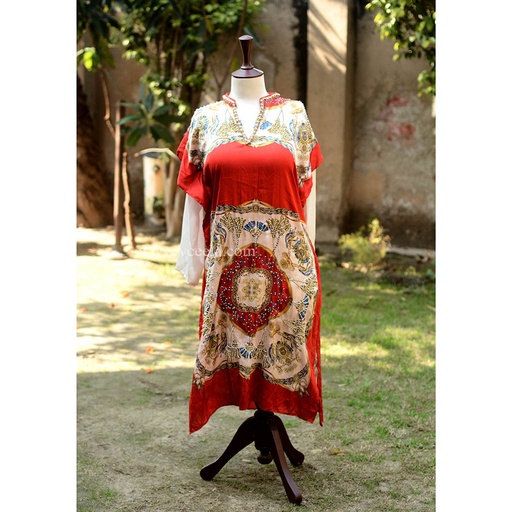[PK6405-CW-PRT-019177] Silk Shirt Digital Print
