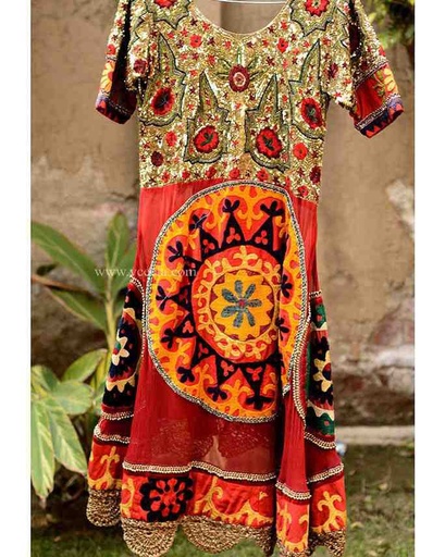 [PK6405-CW-PRT-019224] Embroidered Bridal Lehnga Choli Fully Hand Embroidered
