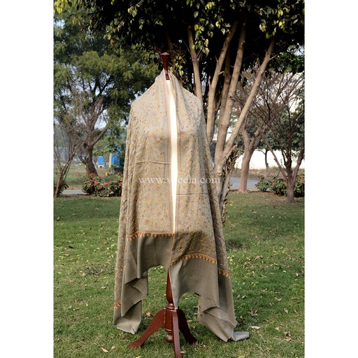 [PK6411-CW-SCF-019250] Needle Jama Shawl