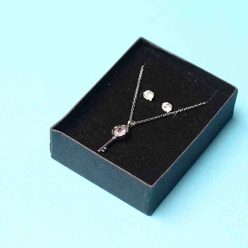[PK6762-JW-GEN-019510] Locket & Earrings