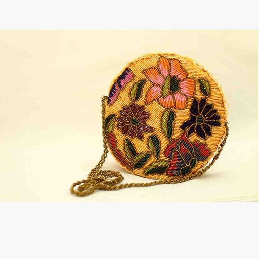 [PK0055-BG-SHO-019577] Handwoven Round Bag