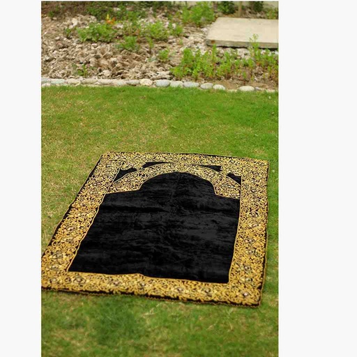 [PK0055-HM-RUG-019592] Hand Embroidered Jaynamaz/Prayer Rug