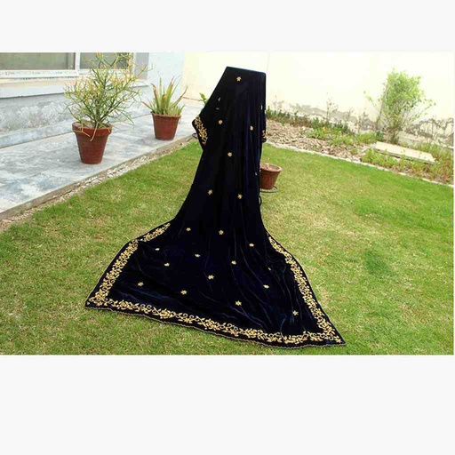 [PK0055-CW-SCF-019598] Hand Embroidered Shawl 