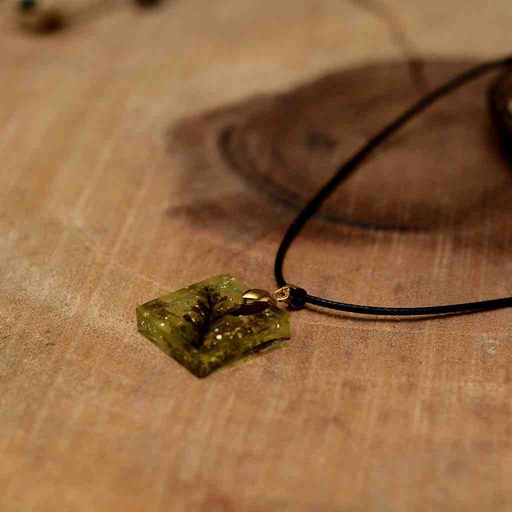[PK6787-JW-NCK-019836] Resin Art Pendent