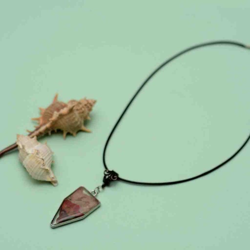[PK6787-JW-NCK-019840] Resin Art Pendent