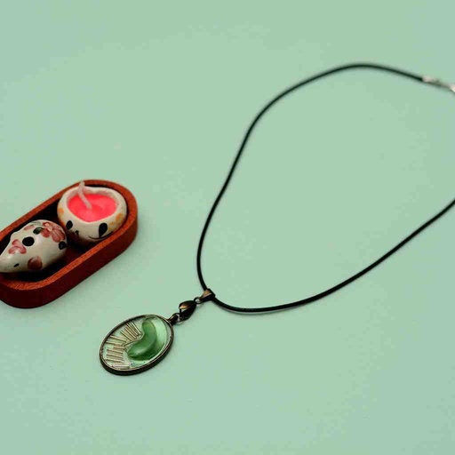 [PK6787-JW-NCK-019845] Resin Art Pendent