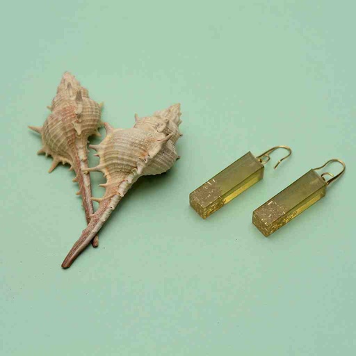 [PK6787-JW-EAR-019853] Resin Art Earrings