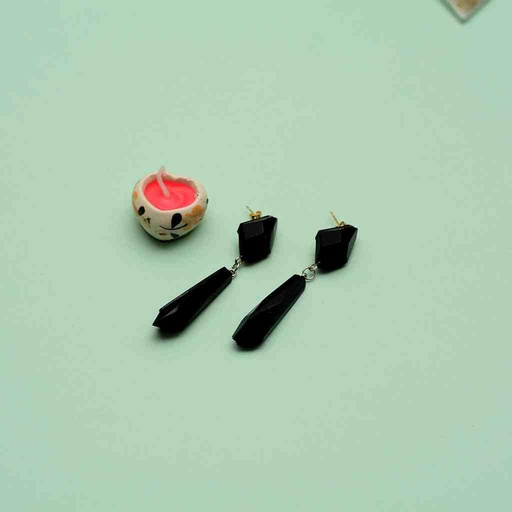 [PK6787-JW-EAR-019854] Resin Art Earrings