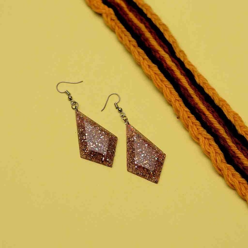 [PK6787-JW-EAR-019858] Resin Art Earrings