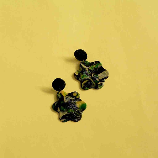 [PK6800-JW-EAR-019900] Handmade patterned earrings