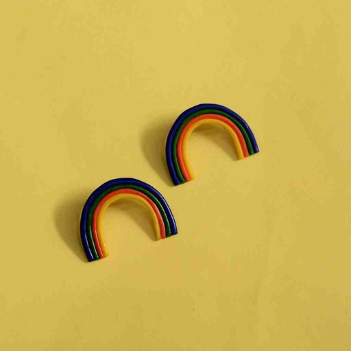 [PK6800-JW-EAR-019901] Handmade rainbow earrings 