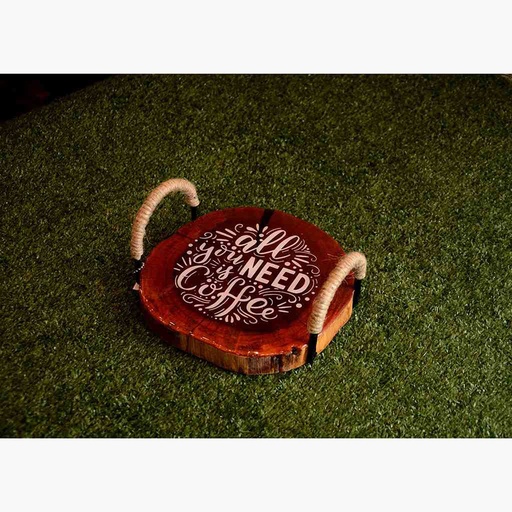[PK6809-HM-TRY-019945] Wooden Serving Platter