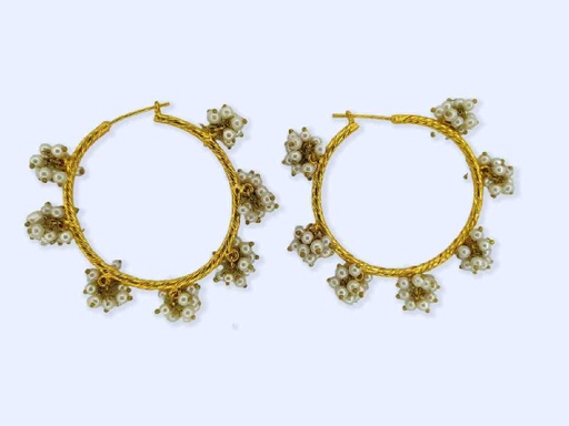 [PK2838-JW-EAR-021279] Mogra Hoops
